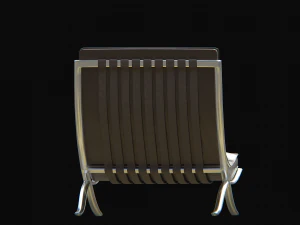 barcelonachairbrown 3D Model