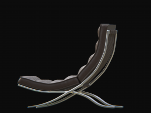 barcelonachairbrown 3D 모델
