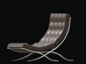 barcelonachairbrown 3D 모델