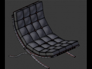 barcelonachairbrown 3D 모델