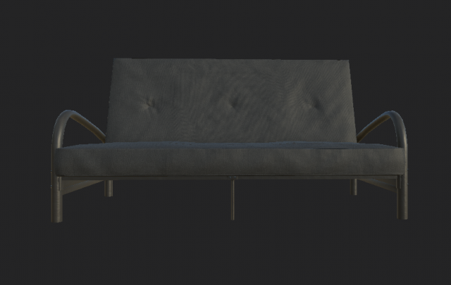 sofa gameready Model 3D .c4d .max .obj .3ds .fbx .stl .blend 