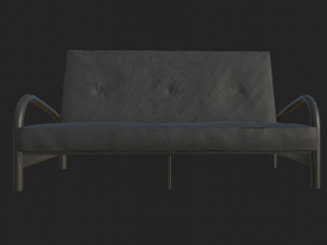 sofa gameready Modèle 3D