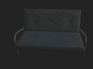 sofa gameready Model 3D