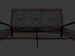sofa gameready 3D Model