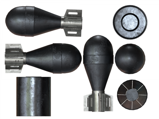 explosives 01 Modelo 3D .c4d .max .obj .3ds .fbx .stl .blend 