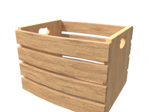 woodencrate2 3D Модель