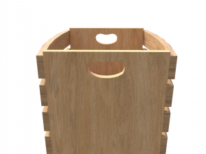 woodencrate2 3D Модель