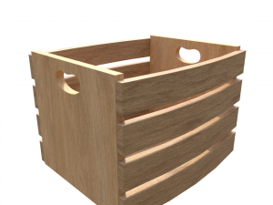 woodencrate2 3D Модель