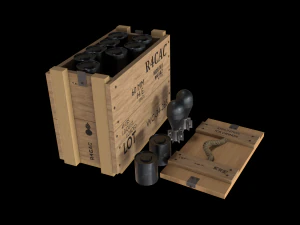 crate explosives 3D Model