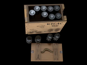 crate explosives 3D Model