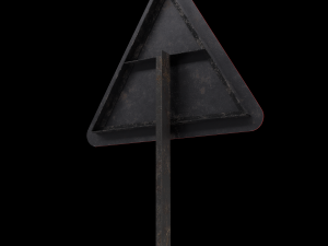 right reverse band roadsign 3D मॉडल