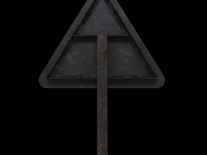 right reverse band roadsign 3D मॉडल