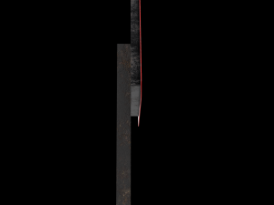 steet ascent roadsign Modelo 3D
