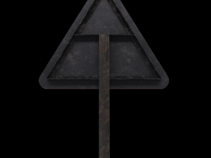 steet ascent roadsign Modelo 3D