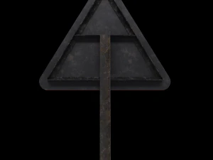 roadsign de subida de rua Modelo 3D