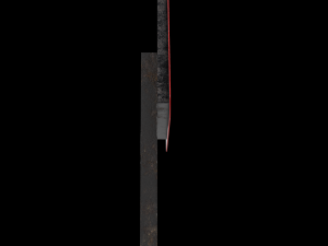 steep descent roadsign 3D मॉडल