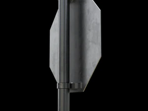 stop roadsign 3D Model