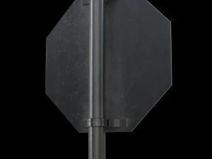 stop roadsign 3D Model