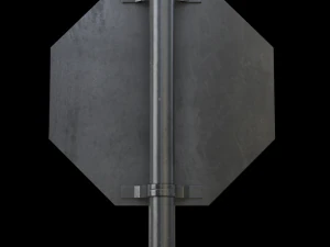 stop roadsign 3D Model
