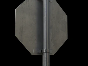 stop roadsign 3D Model
