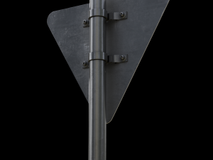 giveway roadsign 3D 모델