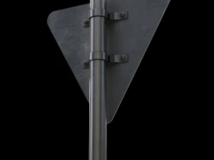 giveway roadsign 3D Model