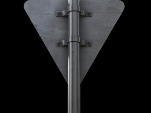 giveway roadsign 3D 모델
