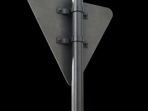 giveway roadsign 3D 모델