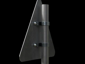 right hand curve roadsign 3D Model