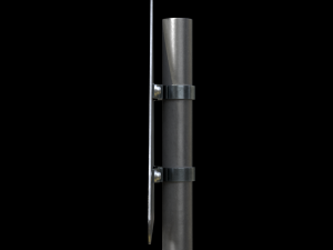 right hand curve roadsign Model 3D