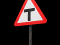 T intersaction Roadsign 3D-Modell