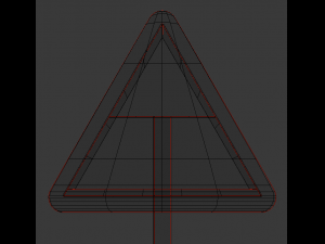 t intersaction roadsign 3D Model