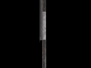 guarded level crossing roadsign 3D-Modell