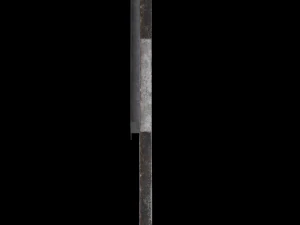 guarded level crossing roadsign 3D Model
