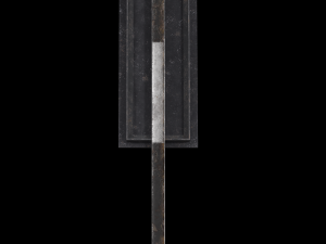 guarded level crossing roadsign 3D-Modell