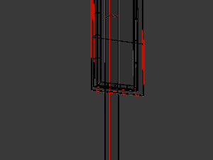 guarded level crossing roadsign 3D-Modell
