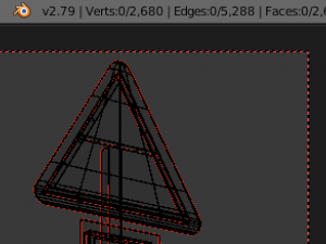 guarded level crossing roadsign 3D-Modell