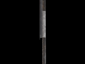 unguarded level crossing roadsign Modelo 3D
