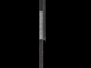 unguarded level crossing roadsign Modelo 3D