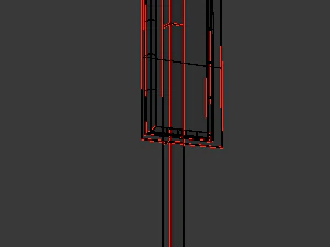 unguarded level crossing roadsign 3D Model
