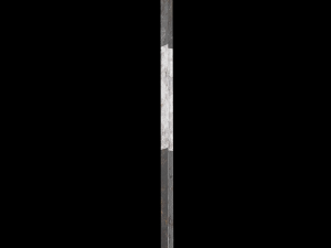 left hairpin band roadsign 3Dモデル
