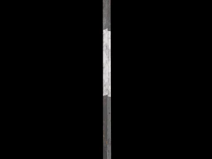 left hairpin band roadsign 3D Model