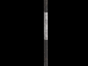 left hairpin band roadsign 3Dモデル