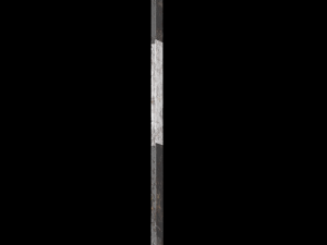 left hairpin band roadsign 3Dモデル