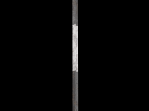 right hairpin band roadsign Modelo 3D