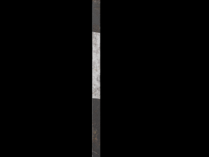 right hairpin band roadsign Modelo 3D