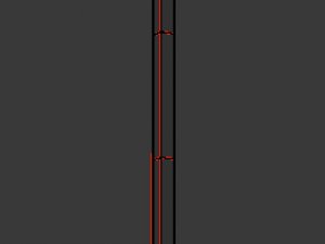 right hairpin band roadsign Modelo 3D