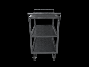 stainless steel heavy duty cart Modelo 3D