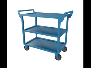 bluepaintedsteelcart 3D Model