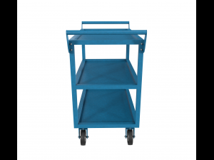 bluepaintedsteelcart 3D 模型